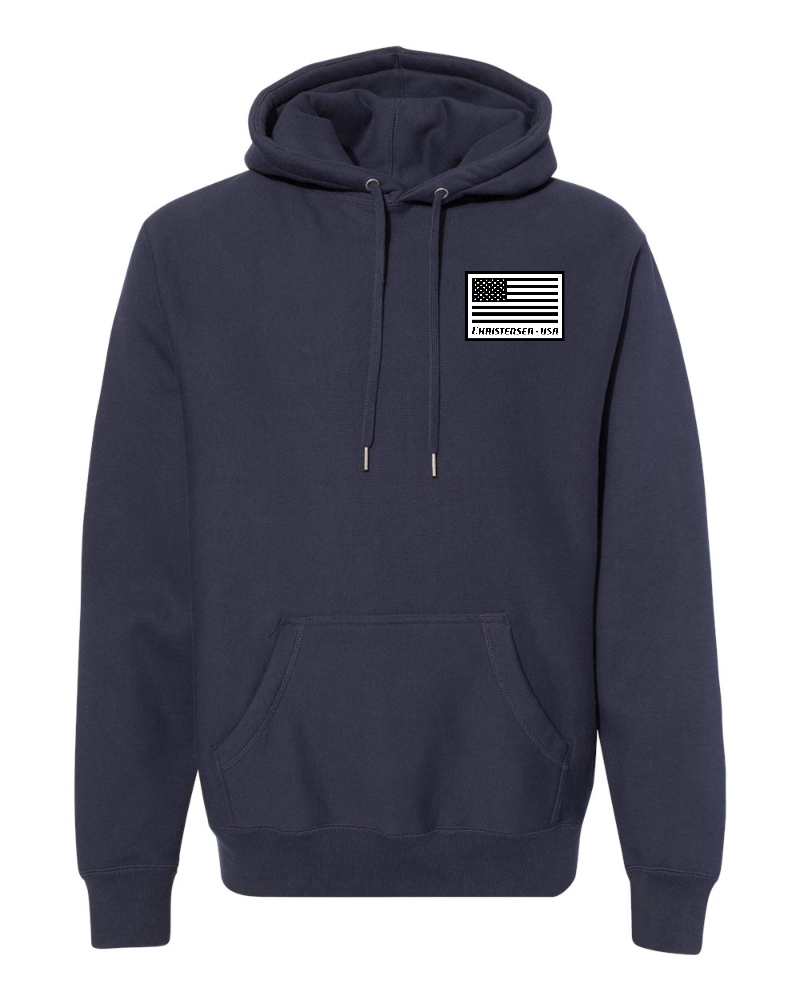 Premium Heavyweight Cross-Grain Hooded Sweatshirt