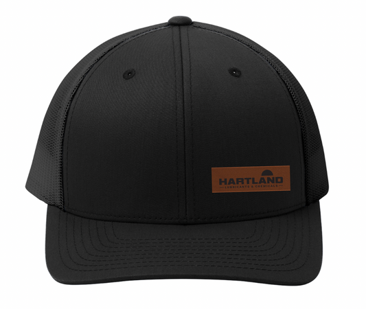 Hartland Lubricants and Chemicals Leather Patch Hat