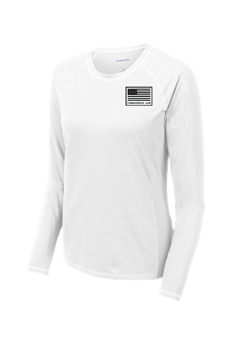 Sport-Tek ® Ladies Long Sleeve Rashguard Tee.