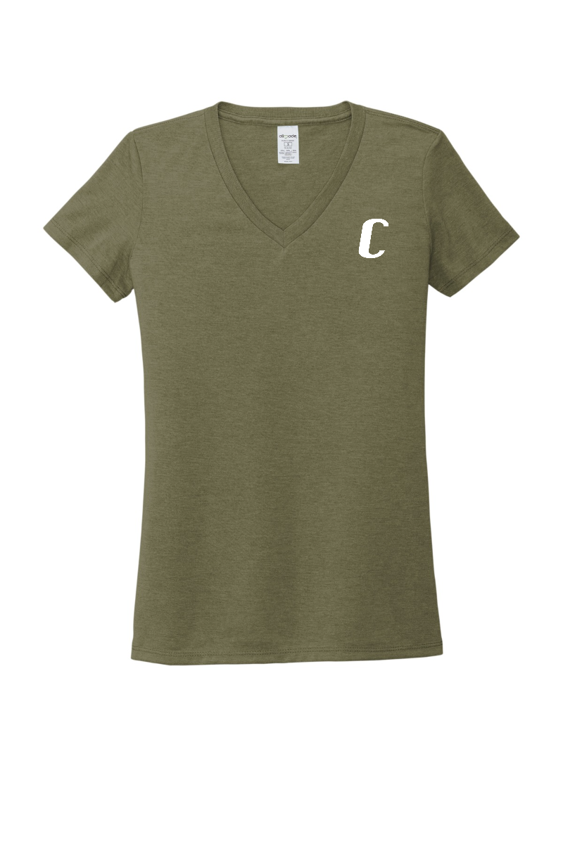 Allmade® Women’s Tri-Blend V-Neck Tee