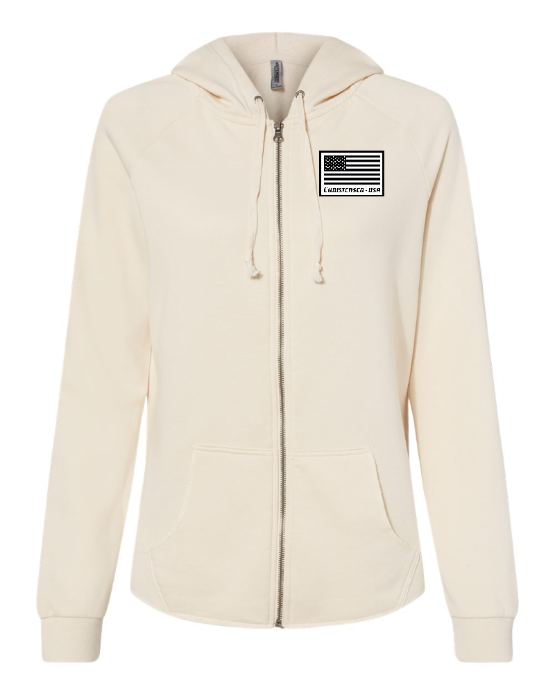 Women's California Wave Wash Full-Zip Hooded Sweatshirt