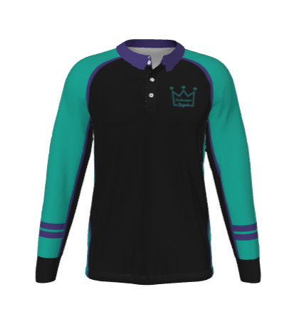 Dubuque Royals Custom Men's Long Sleeve Polo