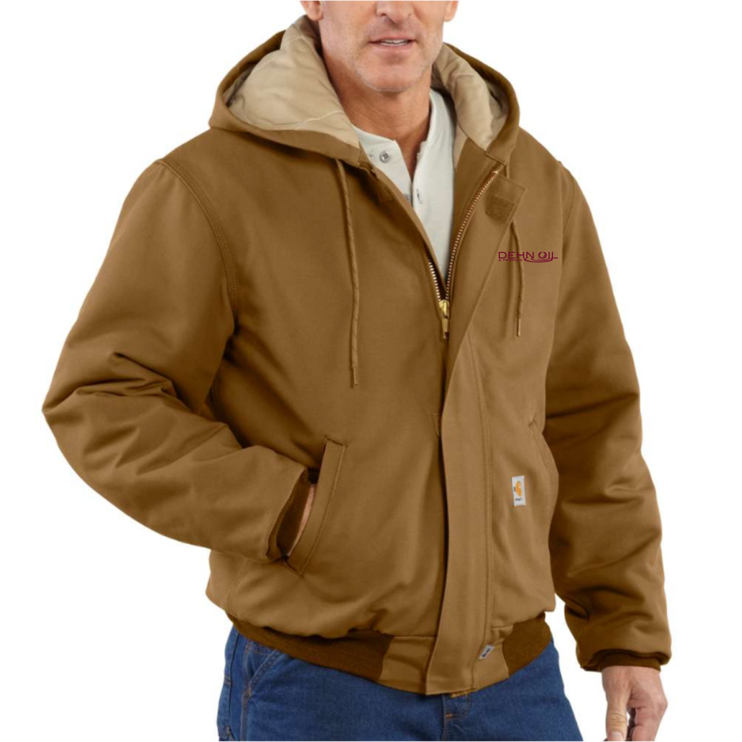 Dehn Oil Carhartt Flame-Resistant Duck Active Jacket - Quilt Lined