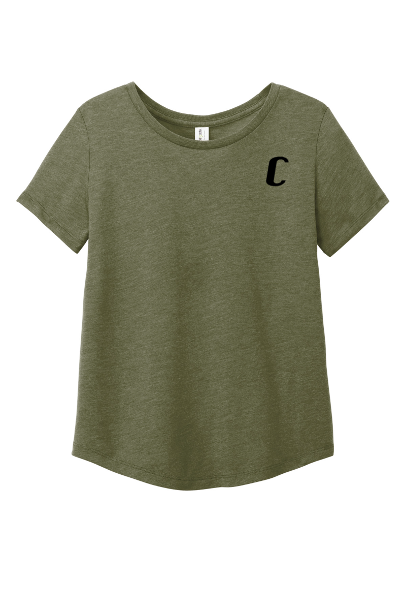 Allmade® Women’s Relaxed Tri-Blend Scoop Neck Tee