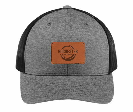 Rochester Sand & Gravel Leather Patch Hat