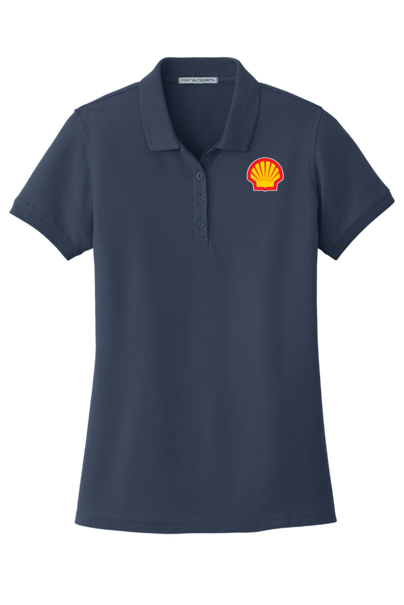 Navy Port Authority® Ladies Core Classic Pique Polo