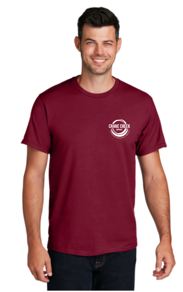 Crane Creek Asphalt Tee – Multiple Colors