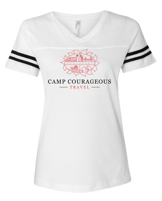 Camp Courageous Travel Ladies Football Jersey