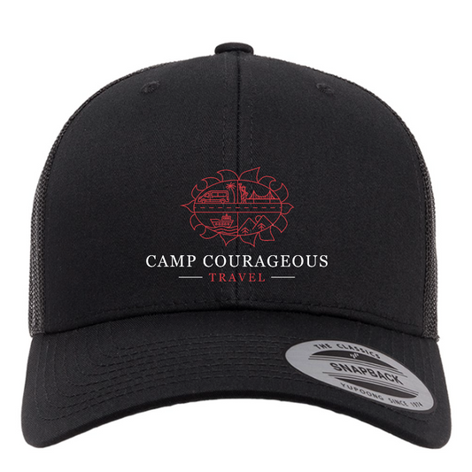 Camp Courageous Travel Trucker Hat