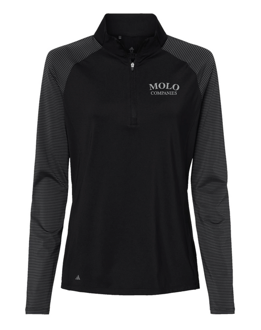 Molo Companies Adidas Ladies Half-Zip (A521)(MC02D)