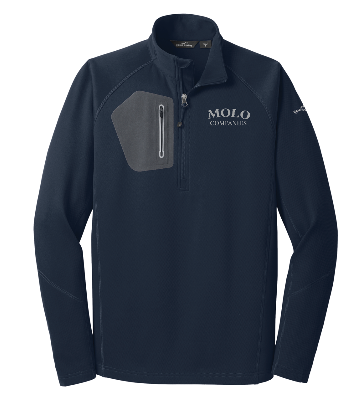 HOLIDAY SPECIAL-Molo Companies Eddie Bauer Men's Half-Zip (HO64E)