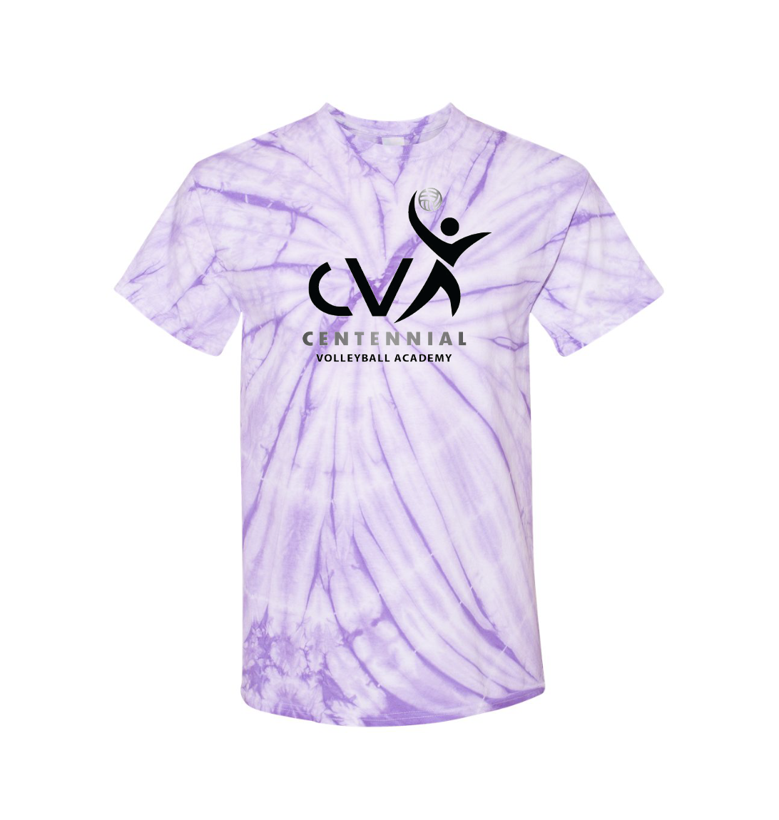 Centennial Volleyball Tie-Dyed T-Shirt