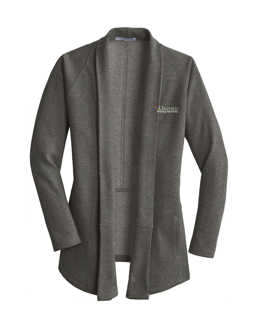 (EMB-2) Ladies Interlock Cardigan