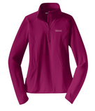 (EMB-2) Ladies Sport-Wick Stretch 1/2-Zip Pullover