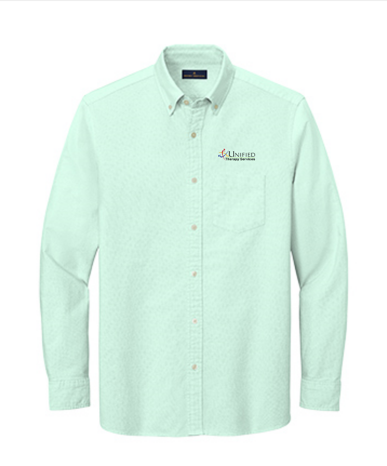 (EMB-2) Mens Casual Oxford Cloth Shirt