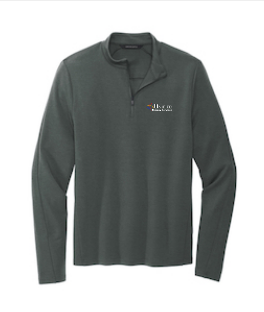 (EMB-2) Mens Stretch 1/4-Zip Pullover