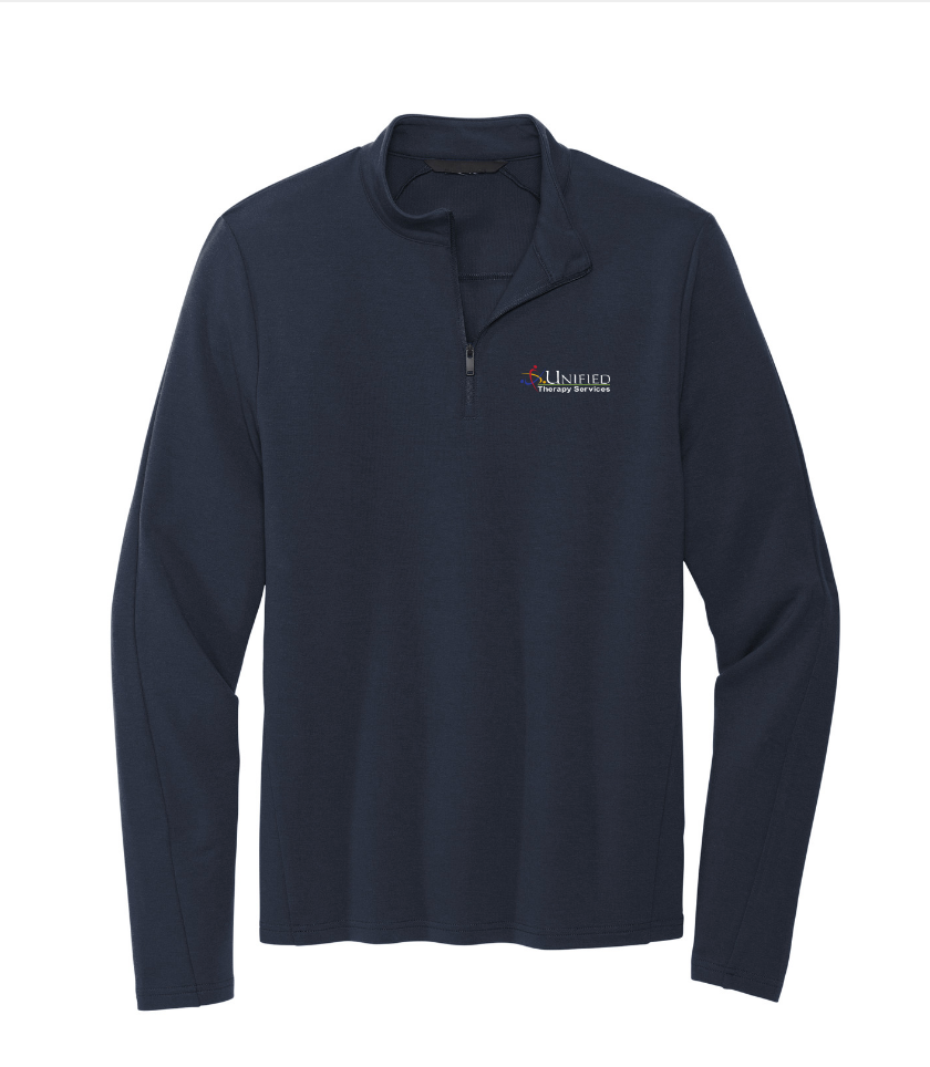 (EMB-2) Mens Stretch 1/4-Zip Pullover