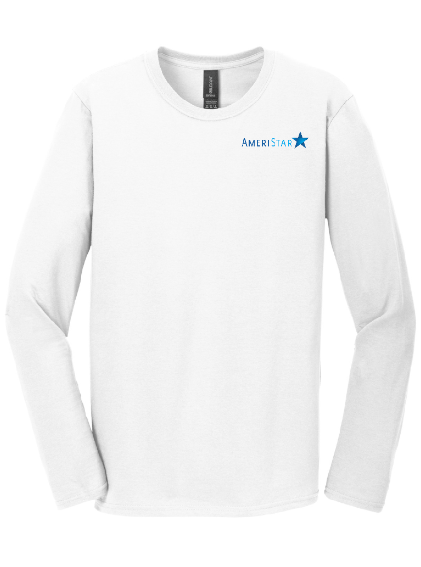 White Softstyle® Long Sleeve T-Shirt