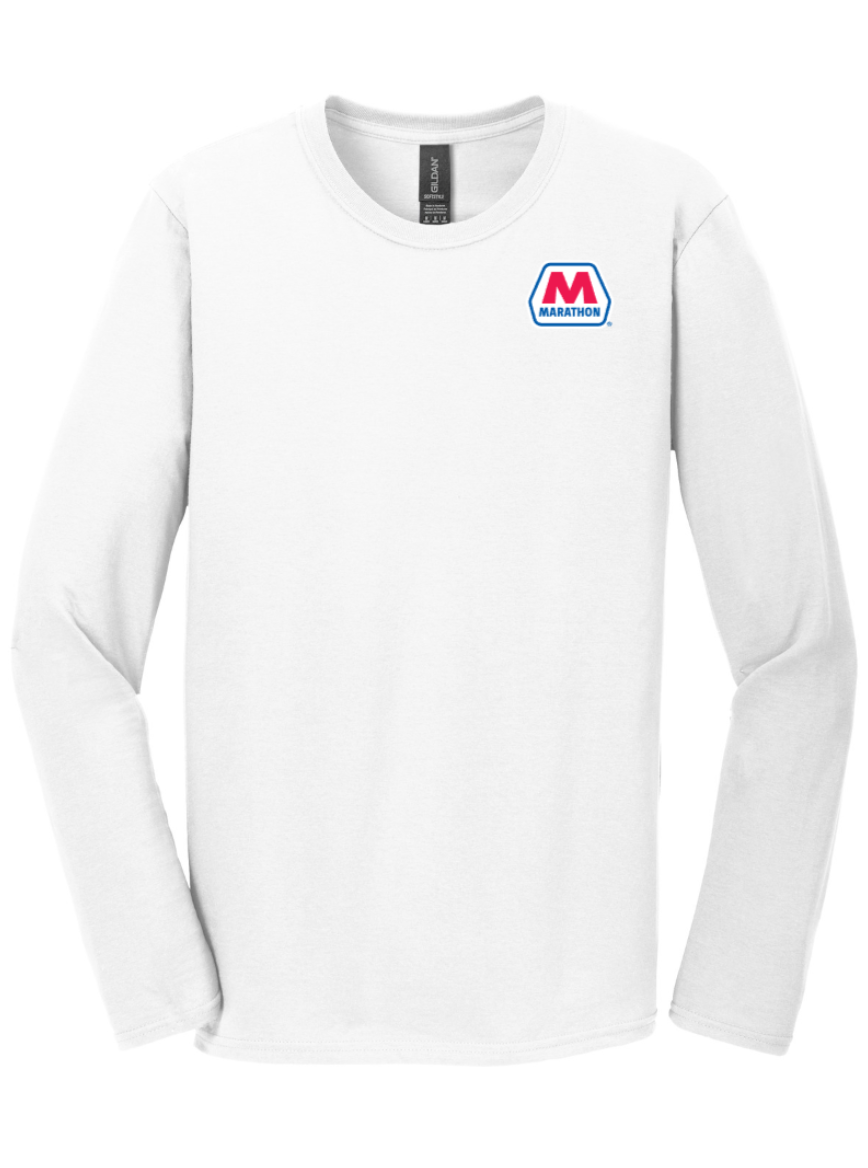 White Softstyle® Long Sleeve T-Shirt