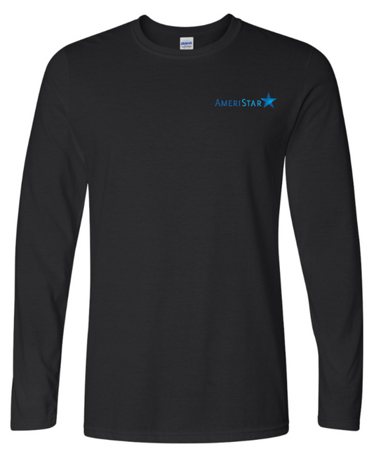 Black Softstyle® Long Sleeve T-Shirt