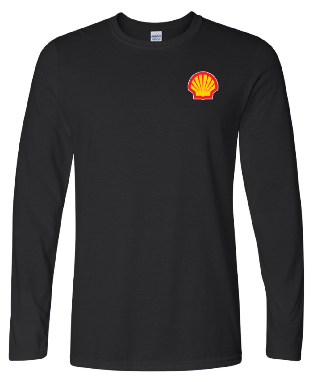 Black Softstyle® Long Sleeve T-Shirt