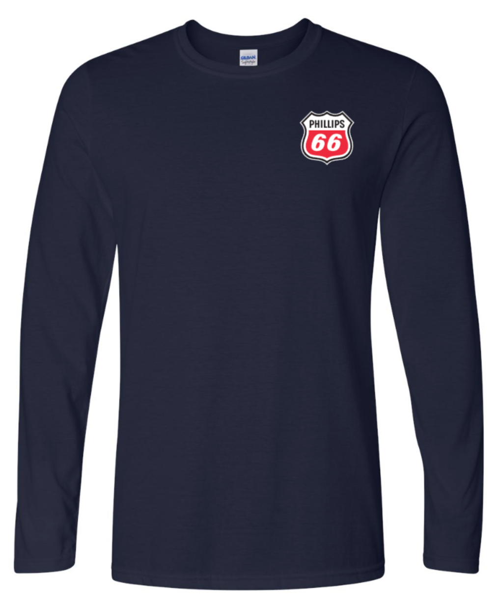 Navy Softstyle® Long Sleeve T-Shirt