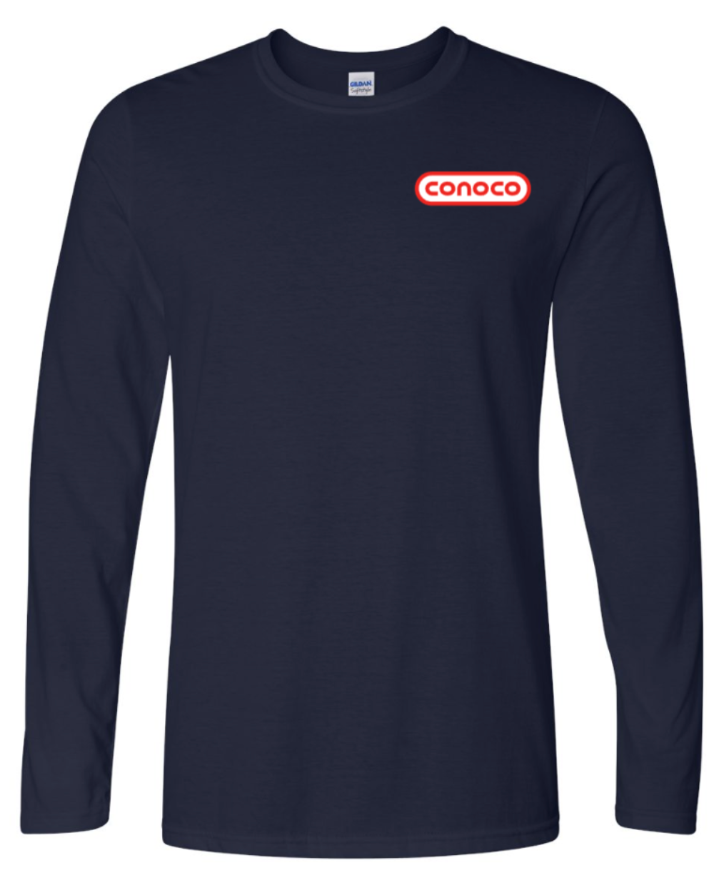 Navy Softstyle® Long Sleeve T-Shirt