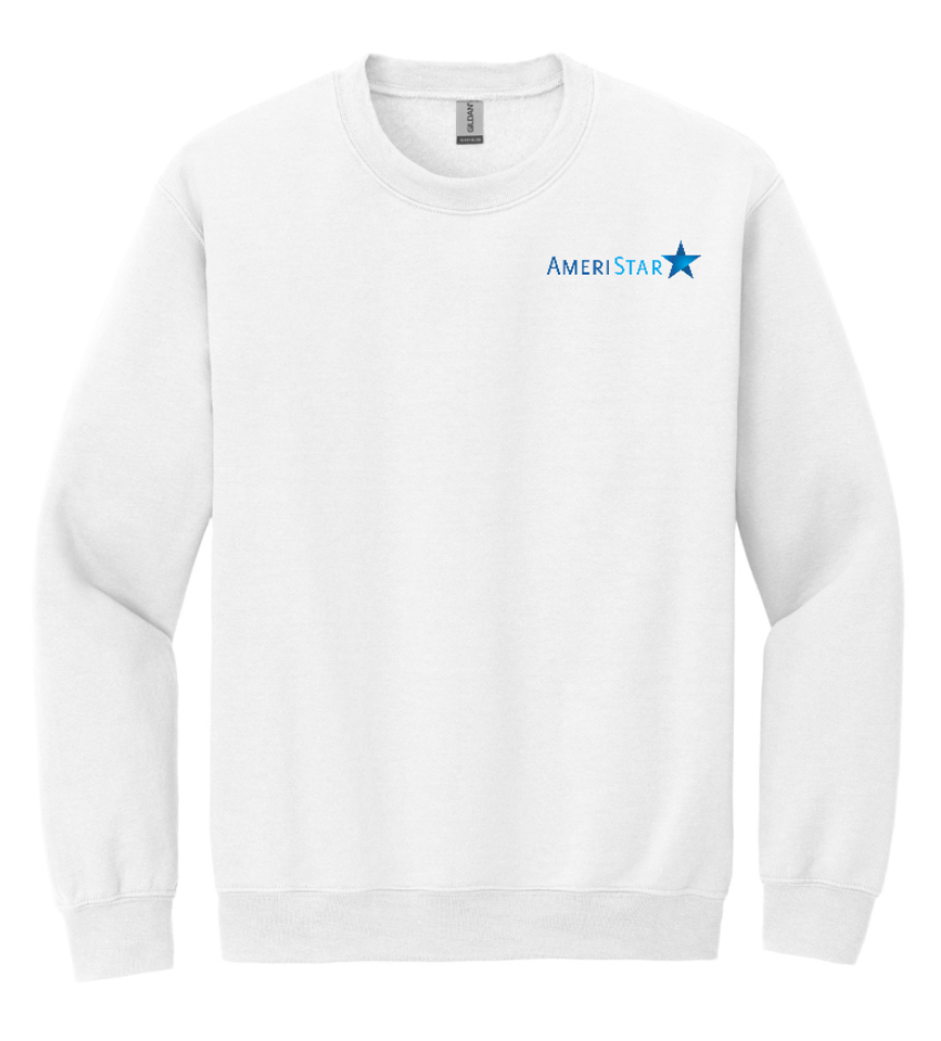 White Heavy Blend™ Crewneck Sweatshirt