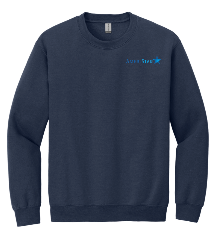 Navy Heavy Blend™ Crewneck Sweatshirt