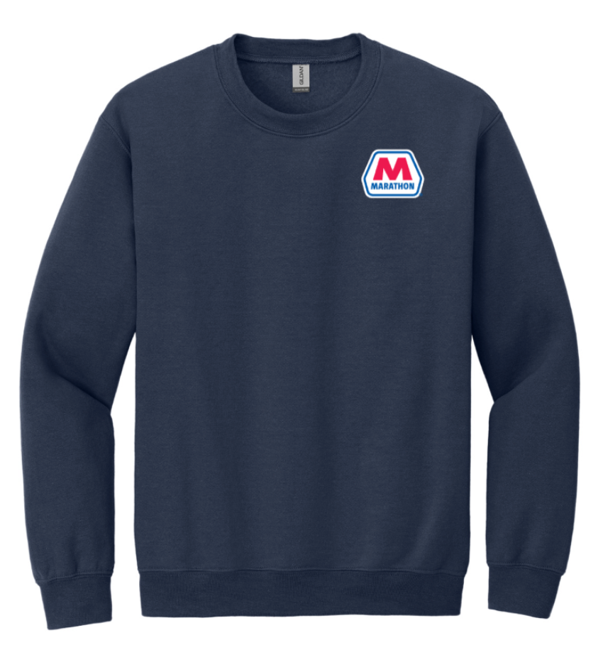 Navy Heavy Blend™ Crewneck Sweatshirt