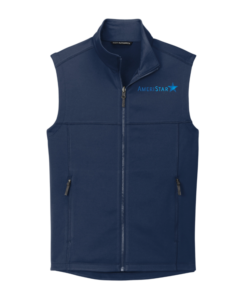 Navy Port Authority® Collective Smooth Fleece Vest