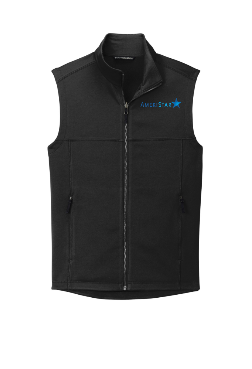 Black Port Authority® Collective Smooth Fleece Vest