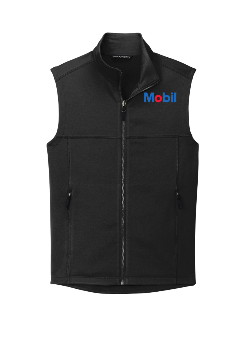 Black Port Authority® Collective Smooth Fleece Vest