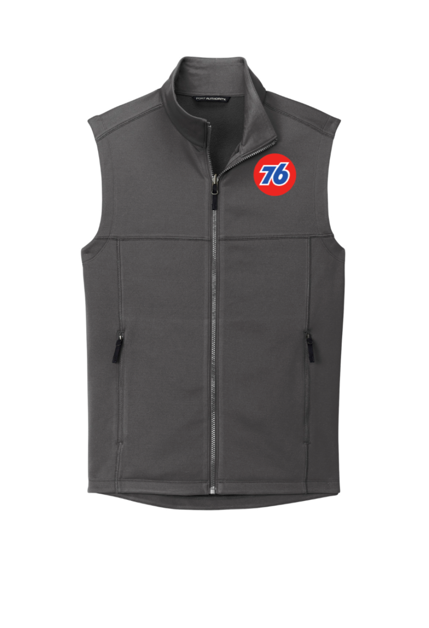 Grey Port Authority® Collective Smooth Fleece Vest