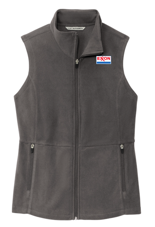 Grey Port Authority® Ladies Accord Microfleece Vest