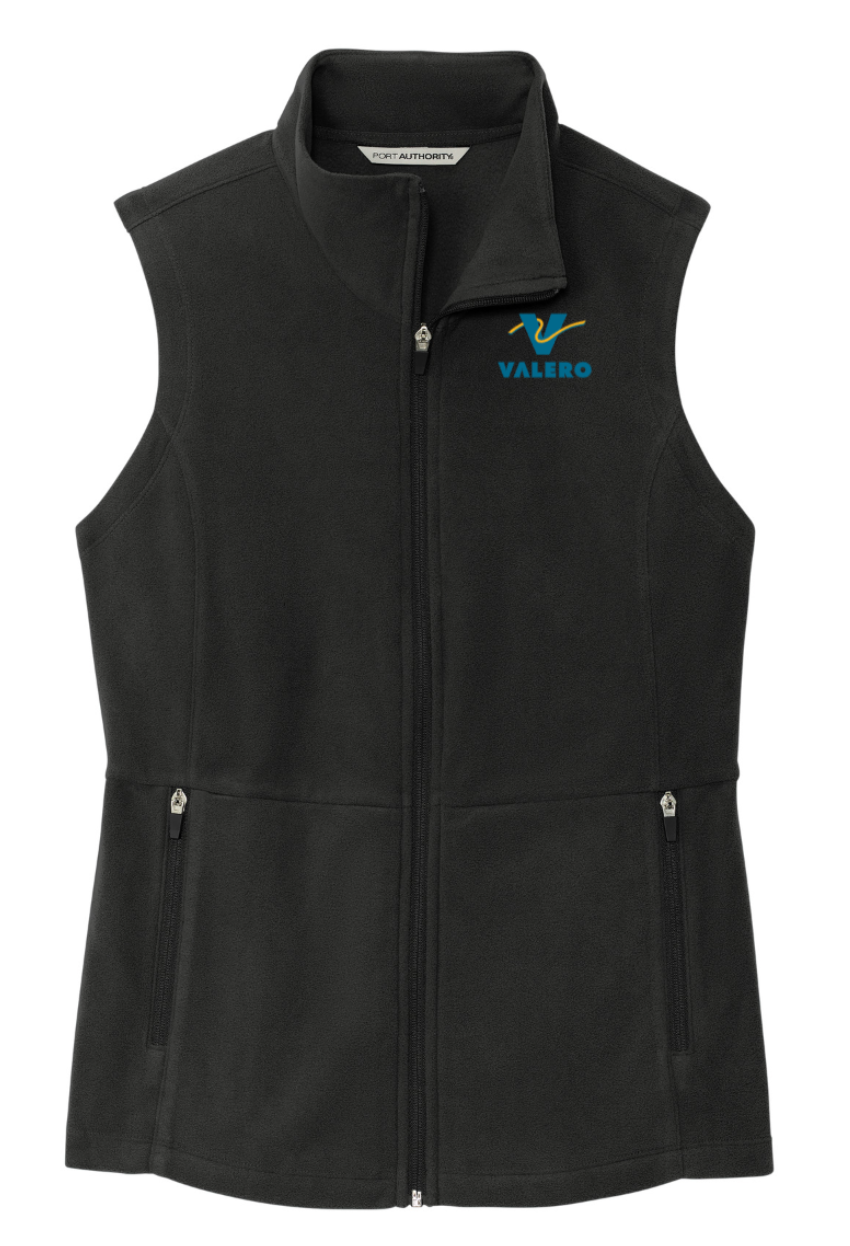 Black Port Authority® Ladies Accord Microfleece Vest