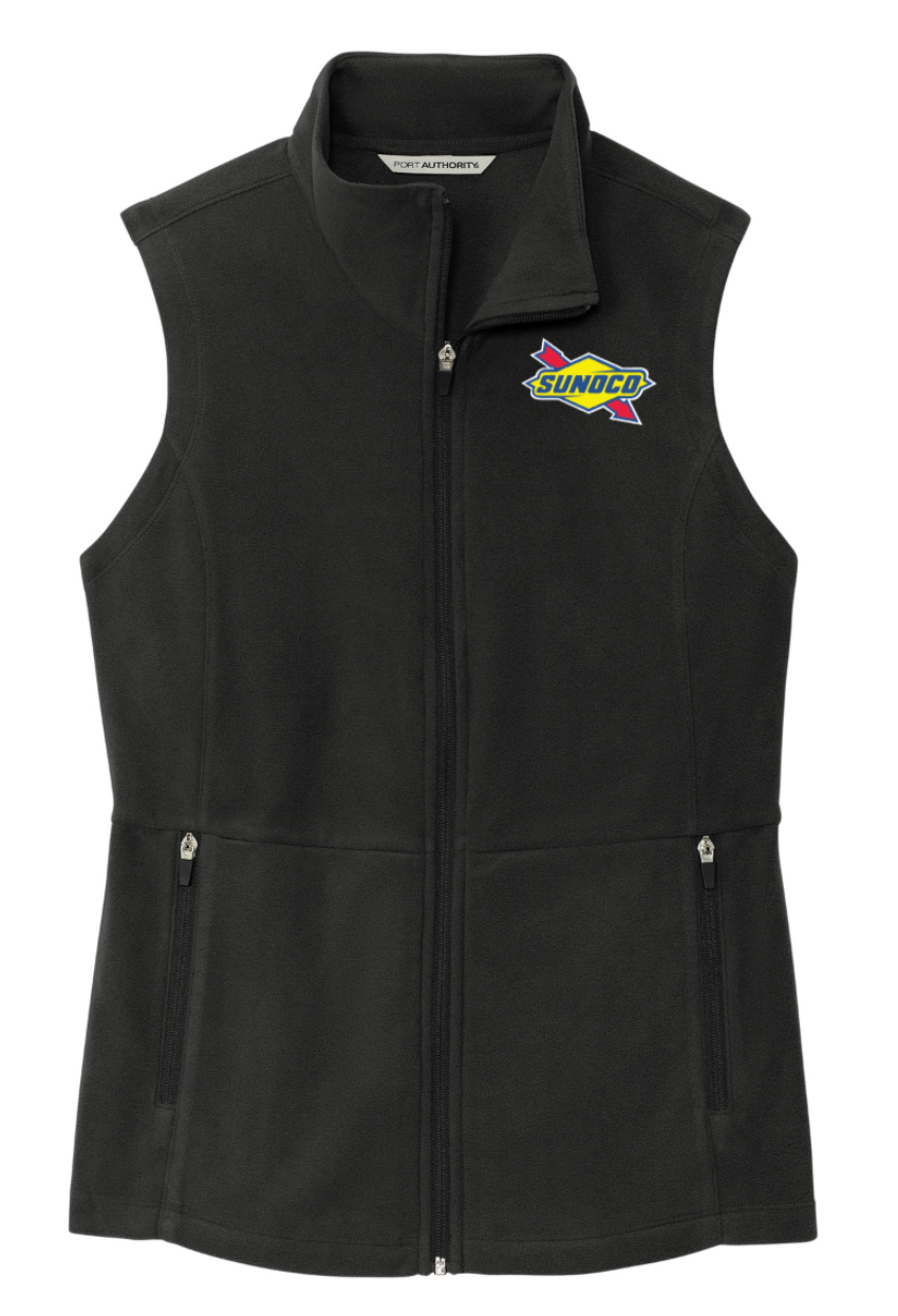 Black Port Authority® Ladies Accord Microfleece Vest