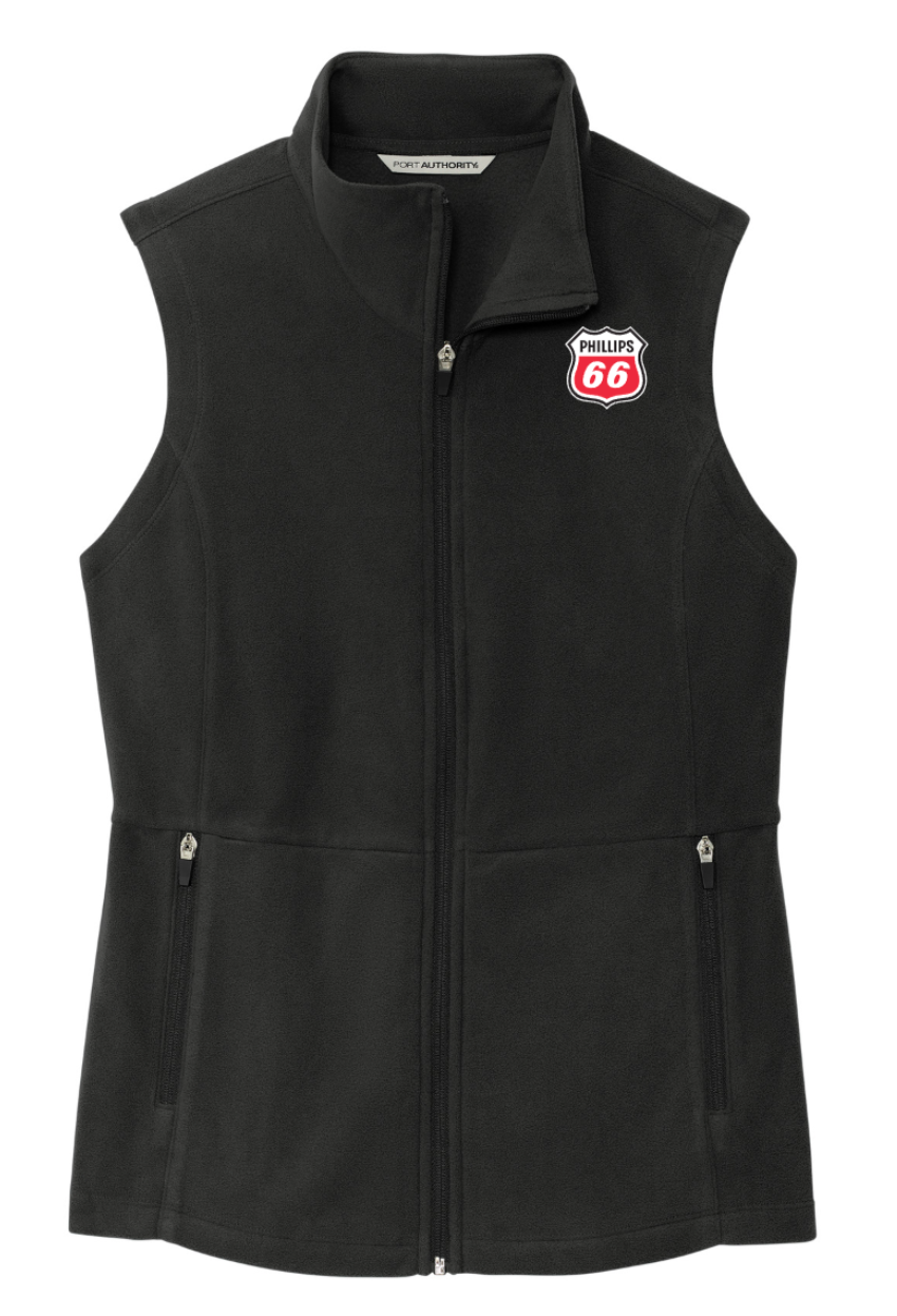 Black Port Authority® Ladies Accord Microfleece Vest