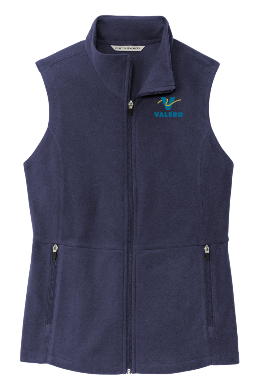 Navy Port Authority® Ladies Accord Microfleece Vest