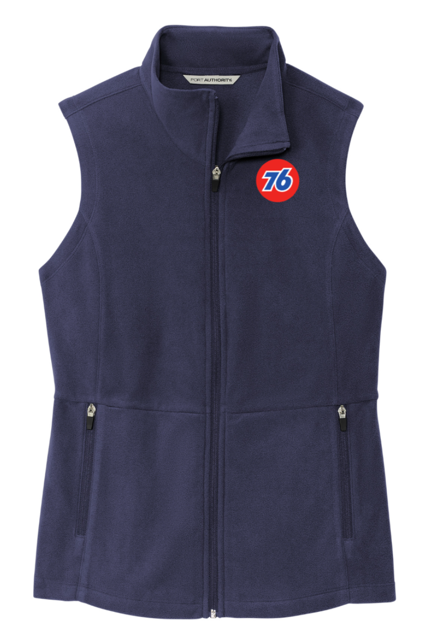 Navy Port Authority® Ladies Accord Microfleece Vest