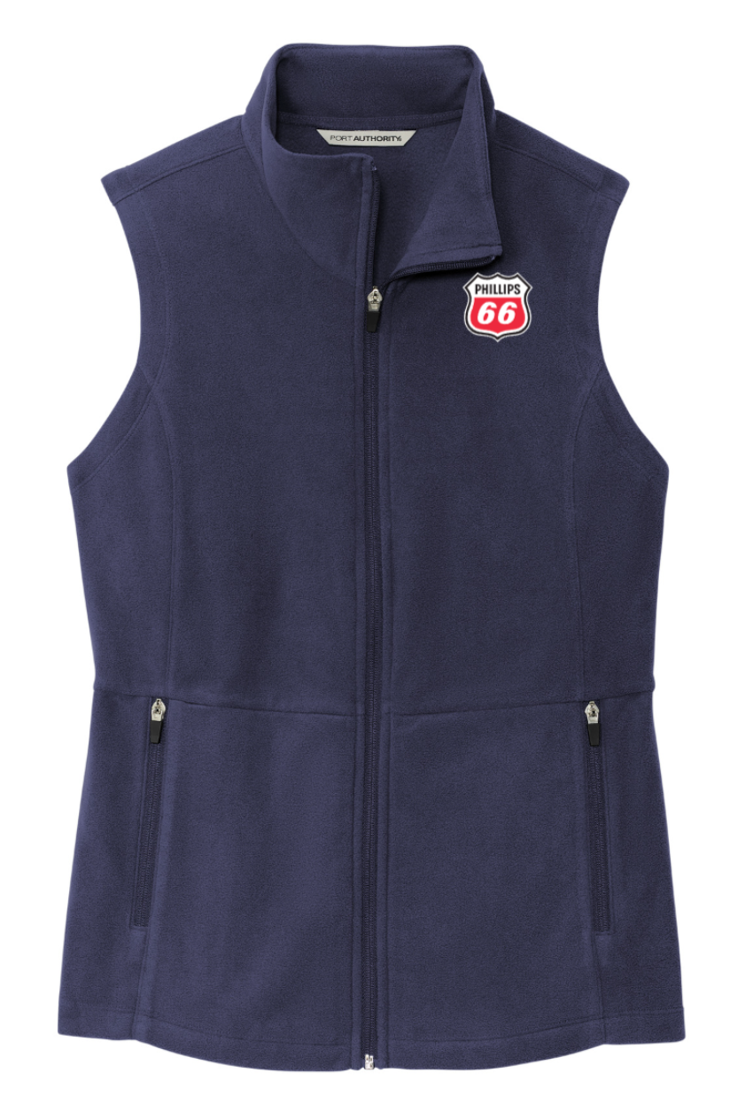 Navy Port Authority® Ladies Accord Microfleece Vest