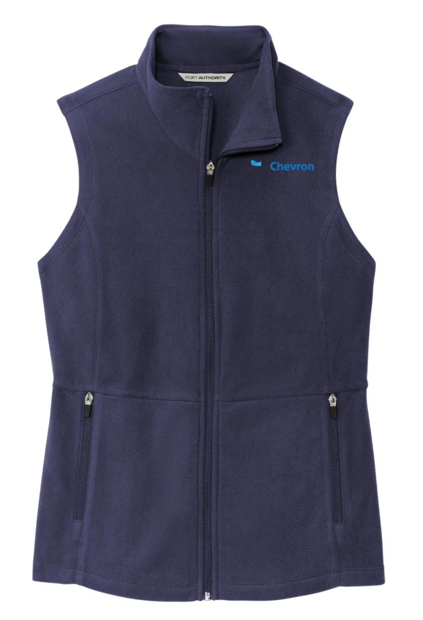 Navy Port Authority® Ladies Accord Microfleece Vest