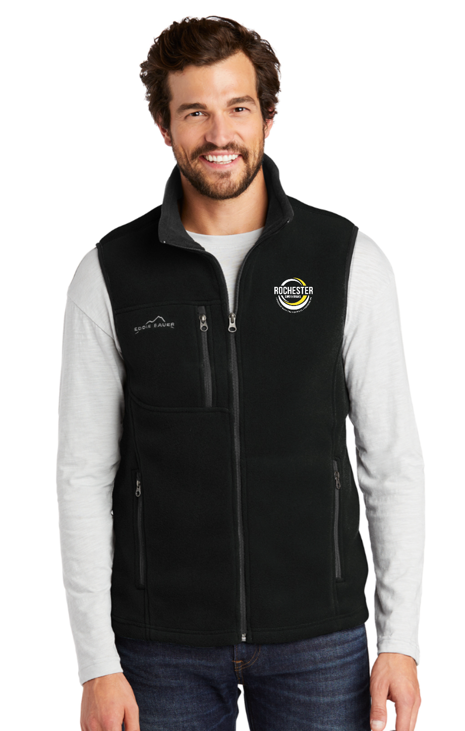 Rochester Sand and Gravel Eddie Bauer Fleece Vest