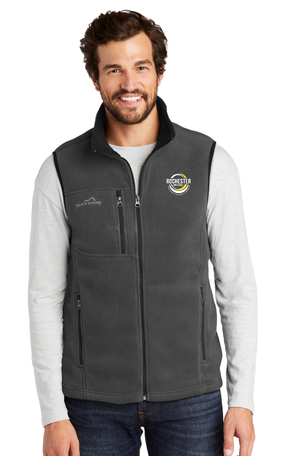 Rochester Sand and Gravel Eddie Bauer Fleece Vest