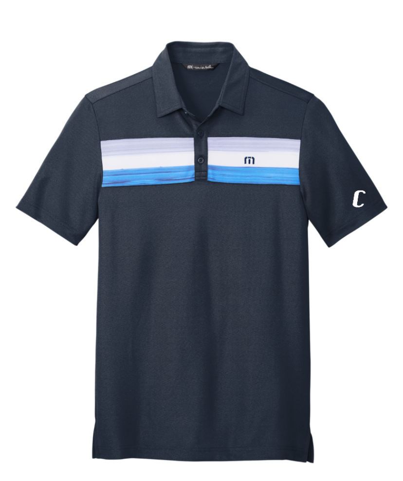 TravisMathew Cabana Chest Stripe Polo.