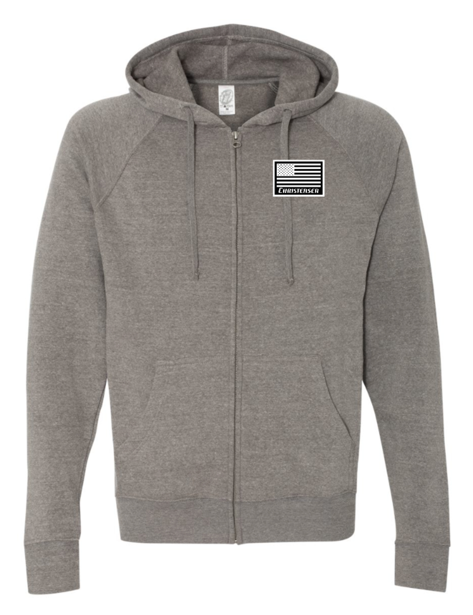 Special Blend Raglan Full-Zip Hooded Sweatshirt