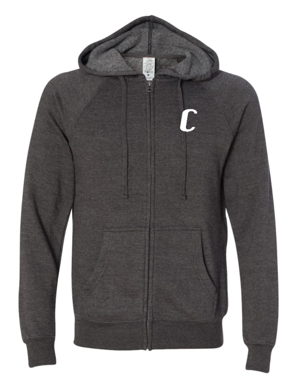 Special Blend Raglan Full-Zip Hooded Sweatshirt