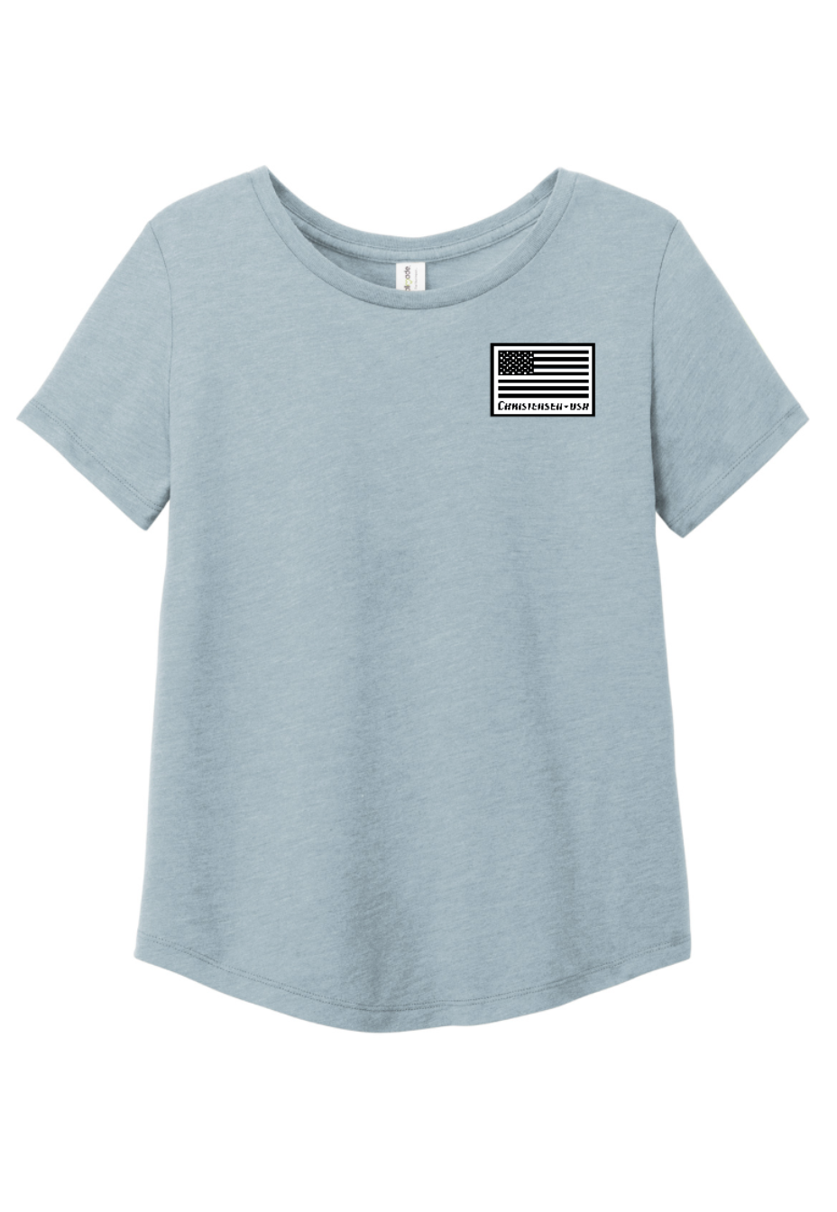 Allmade® Women’s Relaxed Tri-Blend Scoop Neck Tee