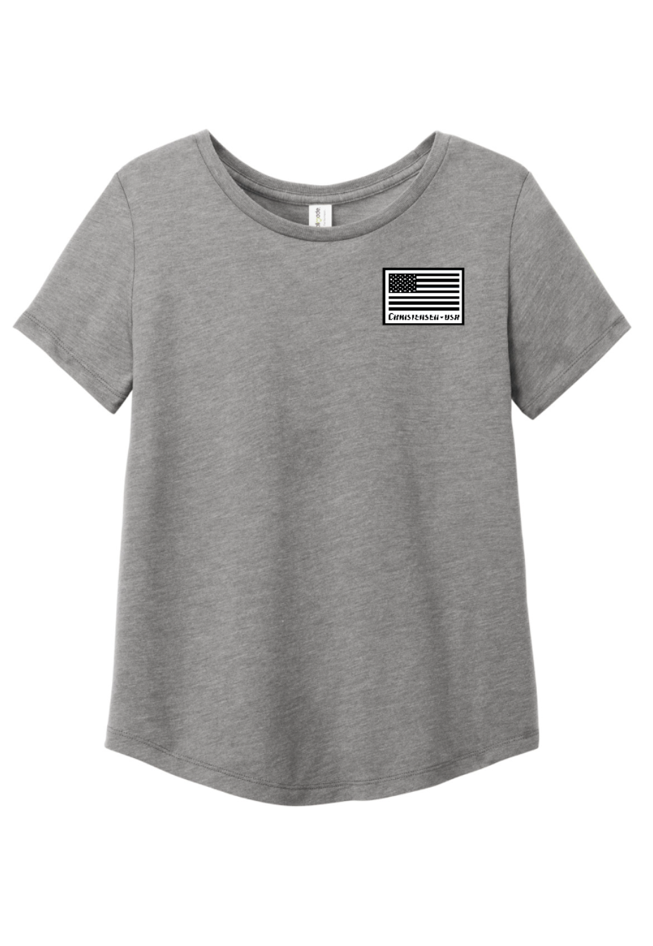 Allmade® Women’s Relaxed Tri-Blend Scoop Neck Tee