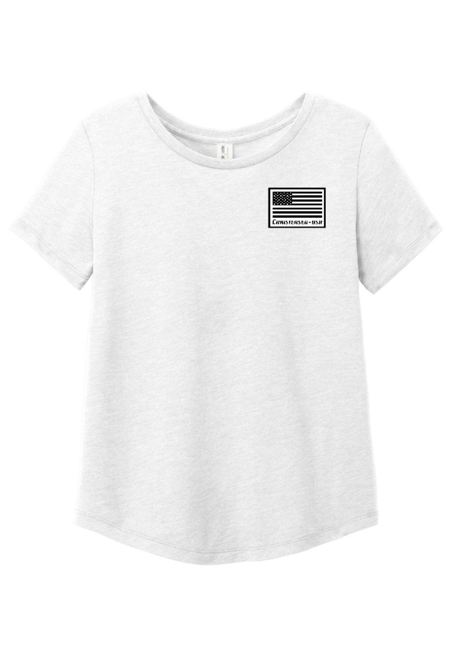 Allmade® Women’s Relaxed Tri-Blend Scoop Neck Tee